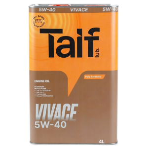 Масло моторное TAIF Vivace 5W-40 SN/CF синт. 4л