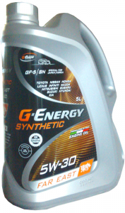 Масло моторное G-Energy Synthetic Far East 5W-30 синт. API SN/GF-5 5л