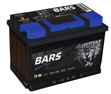Аккумулятор Bars 75 EN650 о/п низкий