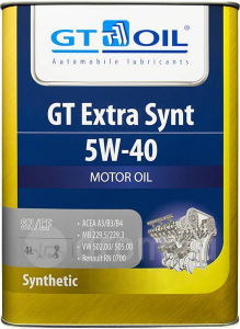 Масло моторное GT Extra Synt 5W-40 синт. API SN/CF 4л