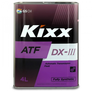 Масло трансмиссионное Kixx ATF DX-III DEXRON-III 4л