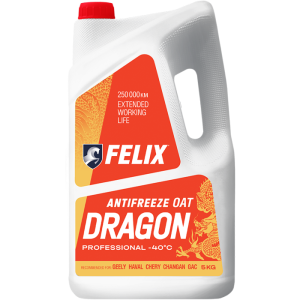 Антифриз Felix Dragon 430206405 -45 G12+ 5кг красный