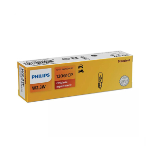 Автолампа накаливания Philips W2.3W 12V2.3W W2.1X4.6D 12061CP