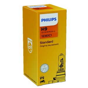 Автолампа галогеновая Philips H9 12V65W PGJ19-5 12361C1 Standart