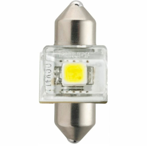 Автолампа светодиодная Philips C5W 12V SV8,5-8 6000К 129416000KX1 X-tremeVision LED 30мм