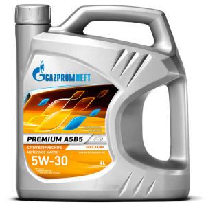 Масло моторное GAZPROMNEFT Premium 5W-30 SL/CF A5/B5 синт. 4л