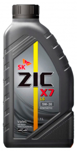 Масло моторное ZIC X7 LS 5W-30 SN C3 синт. 1л