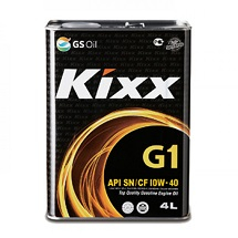 Масло моторное Kixx G 10W-40 SN/CF п/синт. 4л