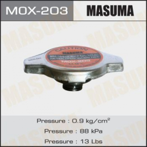 Крышка радиатора охлаждения MASUMA MOX-203 0,9кг/см2 узкий клапан