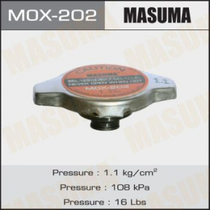 Крышка радиатора охлаждения MASUMA MOX-202 1,1кг/см2  узкий клапан