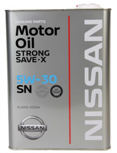 Масло моторное NISSAN Strong Save X 5W-30 SN синт. 4л 