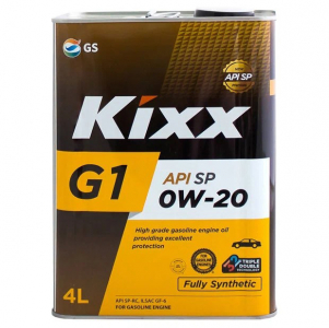 Масло моторное Kixx G1 0W-20 SP синт. 4л