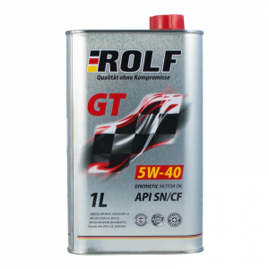 Масло моторное ROLF GT 5W-40 SN/CF синт. 1л