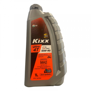 Масло моторное Kixx Ultra 4T 10W-40 SL JASO MA2 п/синт. 1л