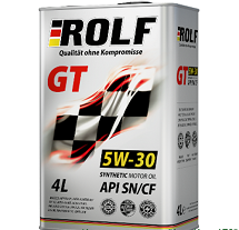 Масло моторное ROLF GT 5W-30 SN/CF синт. 4л