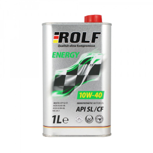 Масло моторное ROLF ENERGY 10W-40 SL/CF п/синт. 1л