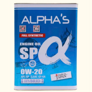 Масло моторное ALPHAS 0W-20 SP/GF-6A синт. 4л