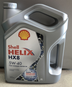 Масло моторное SHELL HELIX HX8 5W-40 SN синт. 4л