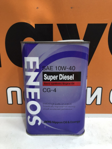 Масло моторное Eneos Super Diesel 10W-40 CG-4 п/синт. 1л