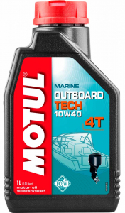Масло моторное MOTUL Outboard Tech 4T 10W-40 SL п/синт. 1л