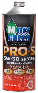 Масло моторное MOLY GREEN Pro S 5W-30 SP/GF-6A синт. 1л