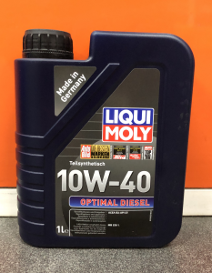 Масло моторное Liqui Moly Optimal Diesel 10W-40 CF п/синт. 1л