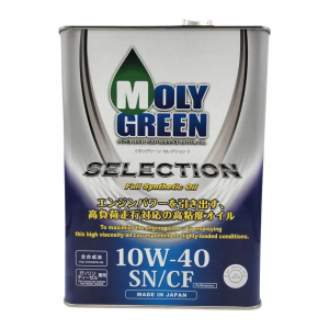 Масло моторное MOLY GREEN Selection 10W-40 SN/CF 4л