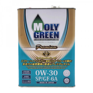 Масло моторное MOLY GREEN Premium 0W-30 SP/GF-6A синт. 4л