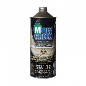 Масло моторное MOLY GREEN Premium 5W-30 SP/GF-6A синт. 1л
