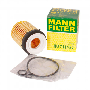 Элемент масляного фильтра MANN FILTER HU711/6Z