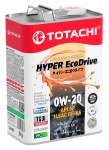 Масло моторное TOTACHI HYPER EcoDrive 0W-20 SP/GF-6A синт. 4л