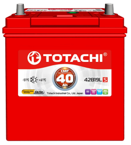 Аккумулятор Totachi CMF JIS 40 EN380 о/п 42B19L 
