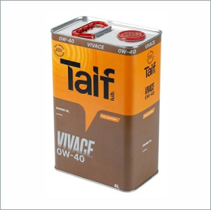Масло моторное TAIF Vivace 0W-40 SN синт. 4л