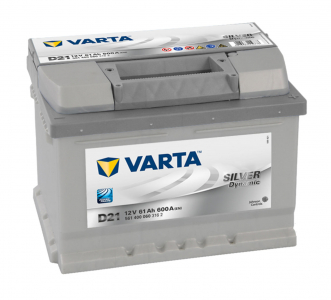 Аккумулятор VARTA Silver Dynamic 61 EN600 о/п низкий