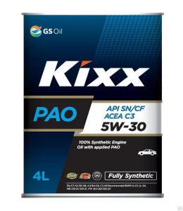 Масло моторное Kixx PAO 5W-30 SN A3/B4 синт.4л