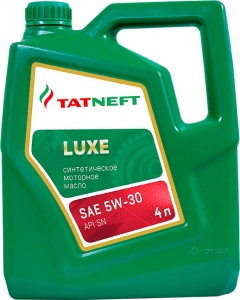 Масло моторное TATNEFT LUXE 5W-30 SN GF-5 синт. 4л