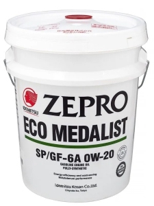 Масло моторное Idemitsu ZEPRO ECO MEDALIST 0W-20 FS SP/GF-6A синт. 20л (розлив)