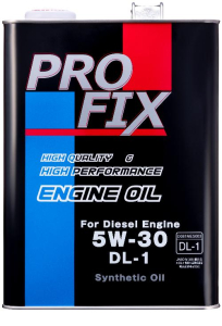 Масло моторное PRO FIX Engine Oil 5W-30 DL-1 синт. 4л