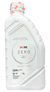 Масло моторное ZIC ZERO 20 0W-20 SN GF-5 синт. 1л