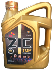 Масло моторное ZIC TOP 0W-20 SN+ C5 синт. 4л