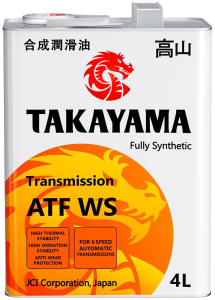 Масло трансмиссионное TAKAYAMA ATF WS синт. 4л