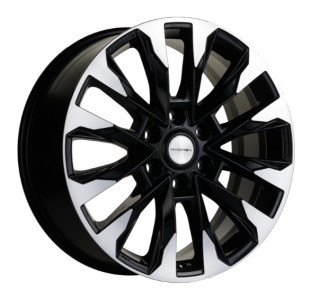 Диск литой 20*8 6*139,7 ET36 DIA100,1 Khomen Wheels KHW2010 Black-FP