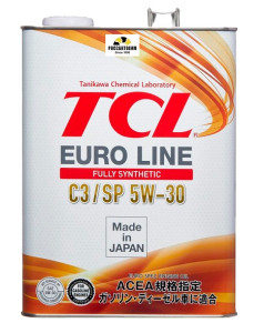 Масло моторное TCL Euro Line 5W-30 C3/SP синт. 4л