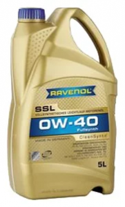 Масло моторное RAVENOL SSL 0W-40 SP/CF A3/B4 синт. 5л