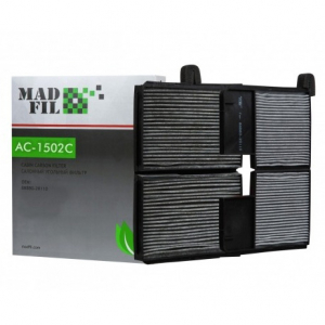 Фильтр салона MAD FIL AC-1502C SET(угольный, комплект 2шт.)