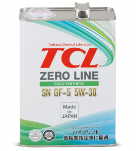 Масло моторное TCL Zero Line 5W-30 SP/GF-6 синт. 4л