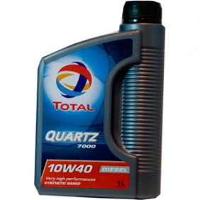 Масло моторное TOTAL Quartz 7000 Diesel 10W-40 SN/CF п/синт. 1л