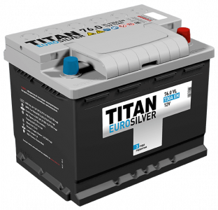 Аккумулятор Titan Euro Silver 76 EN730 о/п