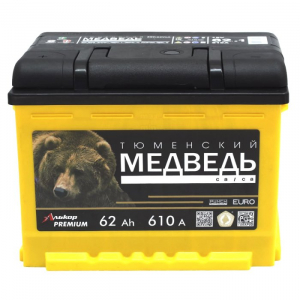 Аккумулятор Тюменский медведь 62 EN610 о/п 
