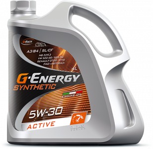 Масло моторное G-ENERGY Synthetic Active 5W-30 SL/CF синт. 4л